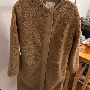 Aritzia Teddy Jacket in Tan